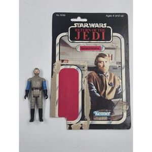 Vintage 1983 Kenner Star Wars Return of the Jedi General Madine Figure Cardback